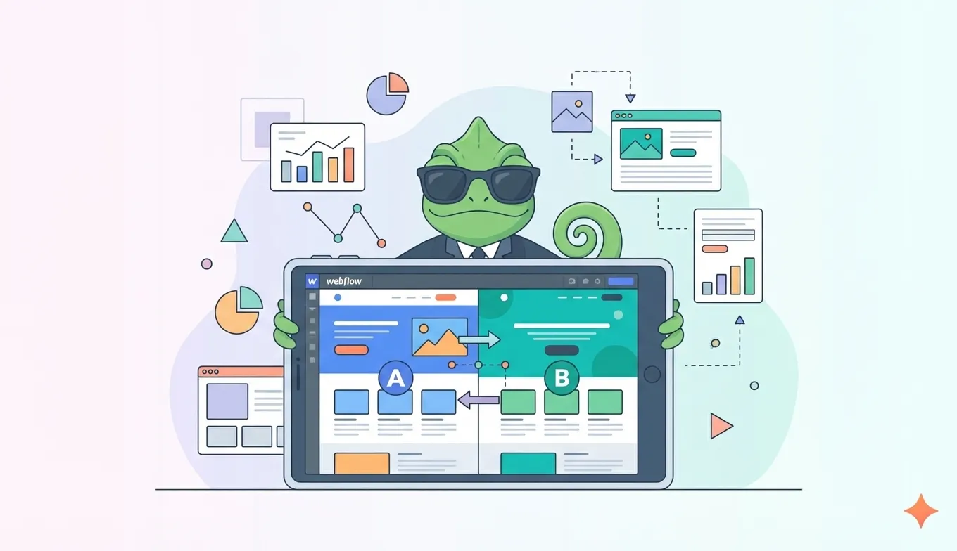 Webflow A/B Testing: How to Test Without the $299/Month Price Tag
